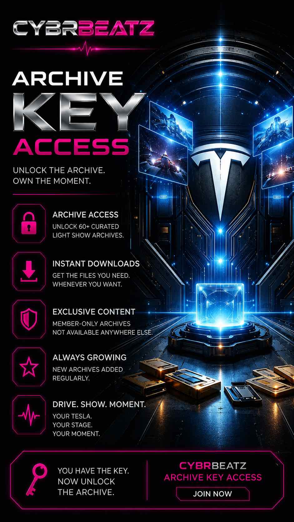 CYBRBEATZ Archive Key Access